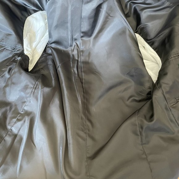 Lauren Ralph Lauren 2 Button Blazer Suit Jacket Sport Coat Men’s 38R Black Wool - Picture 14 of 14